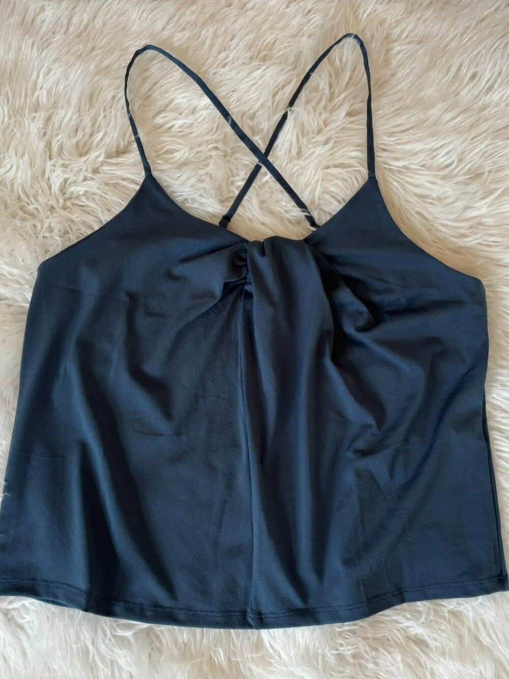 NWT Banana Republic Twist Drape Front Crepe Camisole Top S